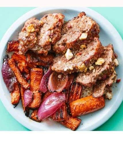 Feta and Sun-Dried Tomato Meatloaf