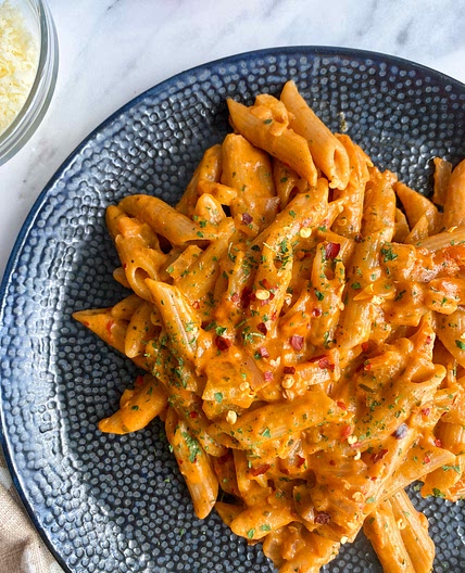 370 Calorie Creamy Pasta