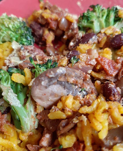 Chipotle Lentil&Beans, Rice and Veg