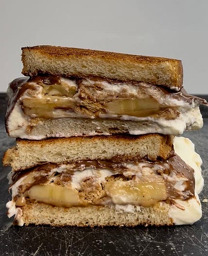 Banoffee sandwich