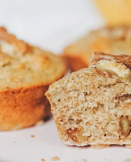 Gluten-Free Banana Walnut Muffins