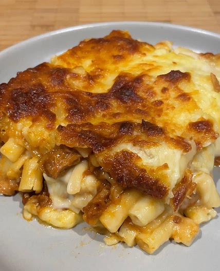 Pulled Pork Mac & Cheese Lasagne 