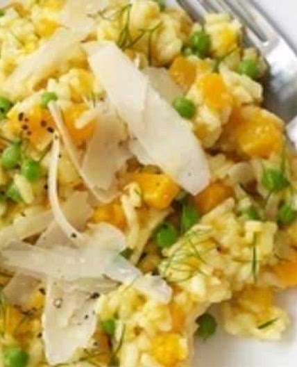 Butternut squash risotto