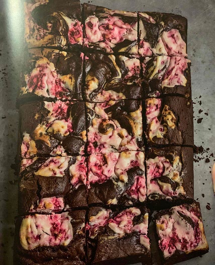 Raspberry Cream Cheese Brownies