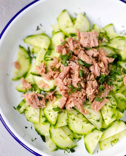 🥒 and tuna salad (P: 42g)