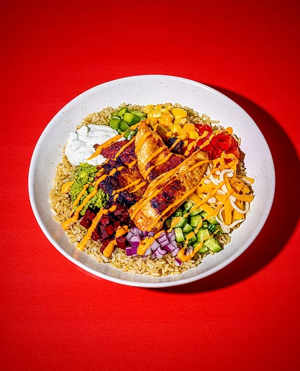 Bol-repas style Poulet Rouge