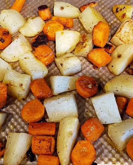 Roasted Carrots and Potatoes