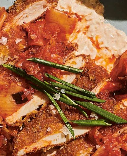 Hot 'n' Crispy Chicken Cutlets with Kimchi Ranch