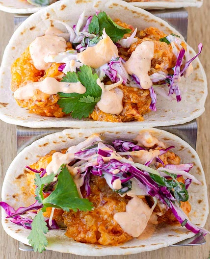 Bang Bang Shrimp Tacos