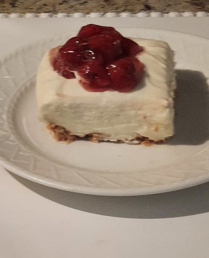 White Chocolate Cheesecake Dessert
