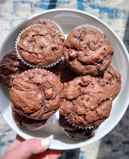 Double Chocolate Banana Muffins/Bread