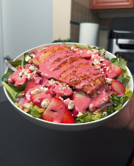 Air Fryer PINK Salmon Salad