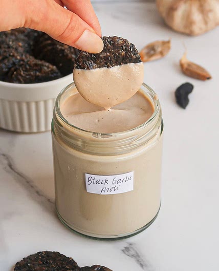 Black Garlic Vegan Aioli 