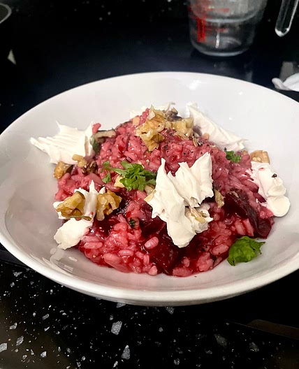 Vegan Beetroot Risotto