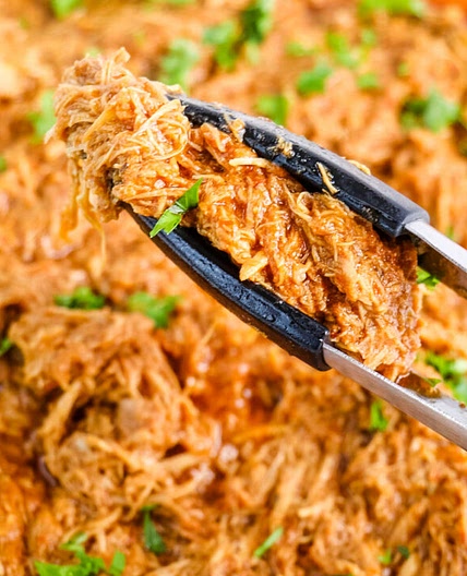 Slow Cooker Shredded BBQ Chicken