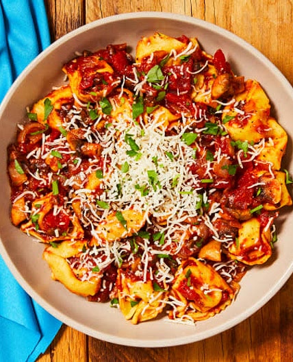Chicken Mushroom & Tomato Tortelloni