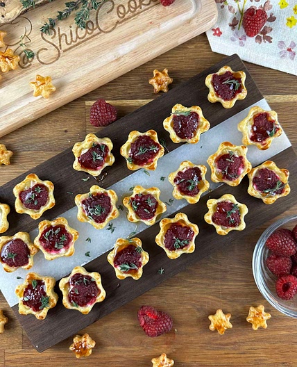 Goat Cheese Raspberry Bites