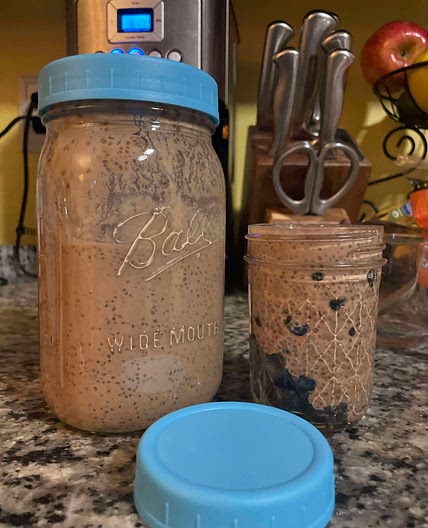 Chocolate Banana Chia Pudding 