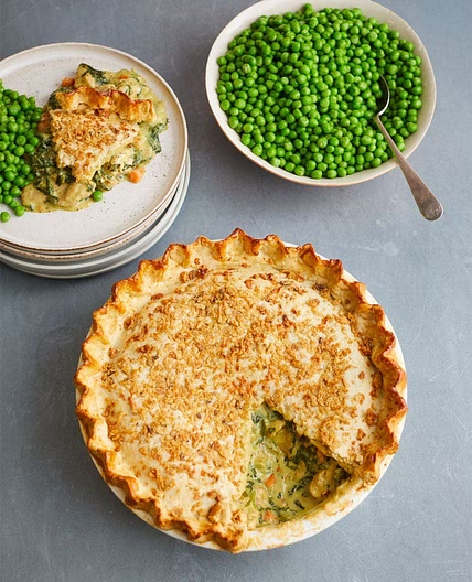 Chicken & veg pie