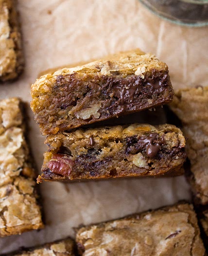 Coffee Chocolate Chip Blondies
