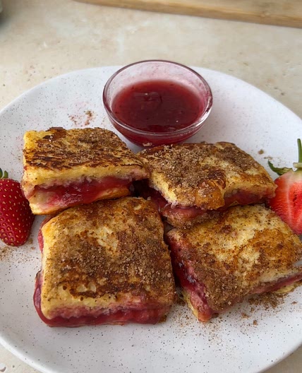 Jam Donut French Toast