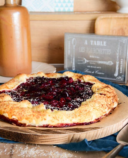 Kirsch Kokos Galette
