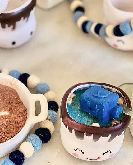 Dreidel Hot Cocoa Bombs