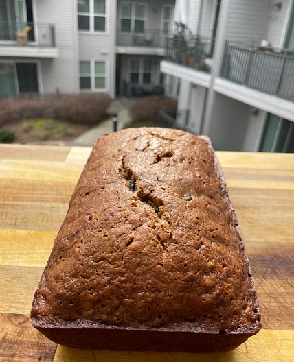 Banana Bread (w/ Dark Chocolate & Pumpkin Spice)