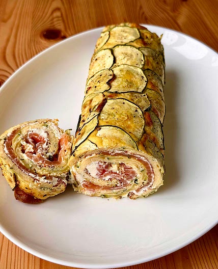 Salmon Zucchini Roll