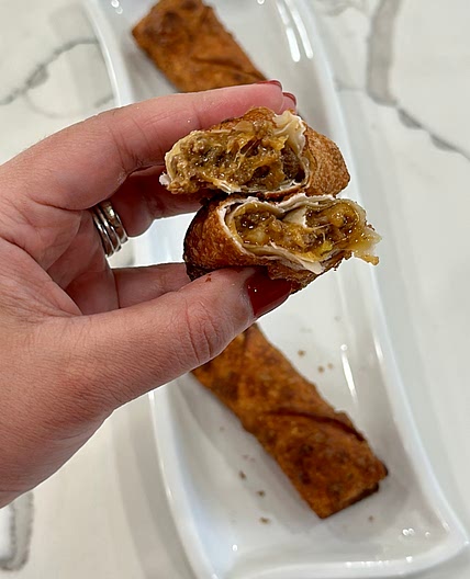 Cheeseburger eggrolls 