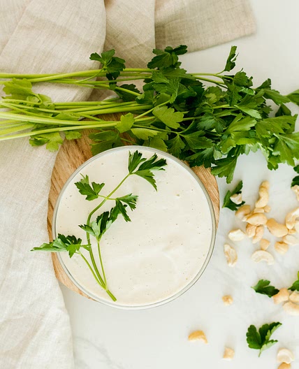 Easy Cashew Mozzarella Cream