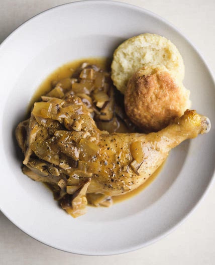 Smothered Chicken W/ Bourbon & Miso