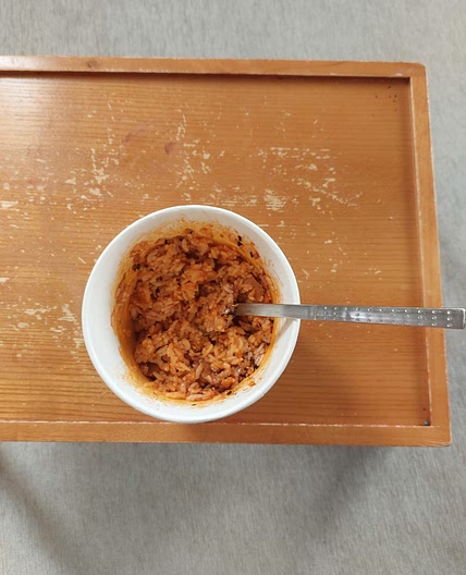 간단한 불닭소스 치킨계란 덮밥