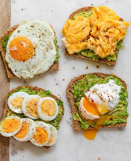 Eggs & avocado on toast