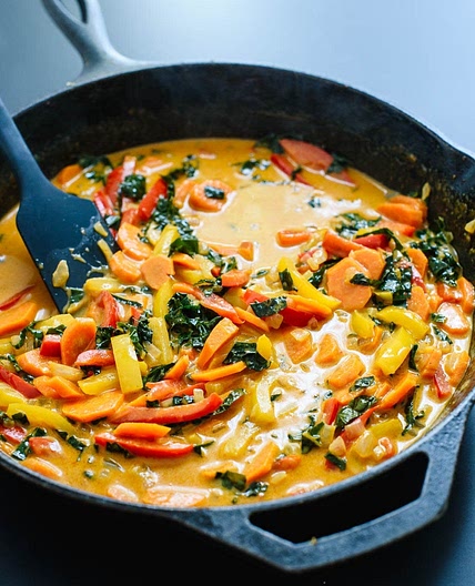 Thai vegetable curry 