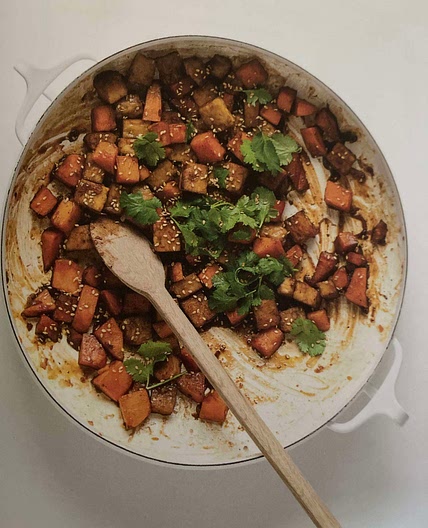 Poêlée patates douces et tempeh