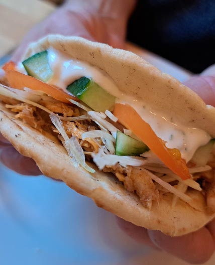 Pulled Chicken Wraps