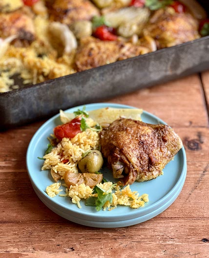 Moroccan Chicken Rice Traybake | Traybake Recipe | John Gregory-