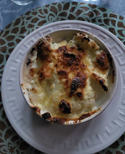 Keto Cauliflower Cheese Dish