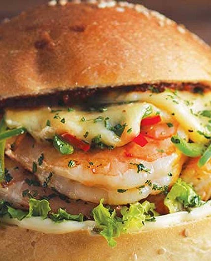 Hamburguesa de camarón