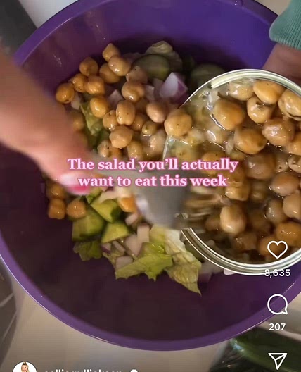 Callie’s Garbanzo Bean salad 