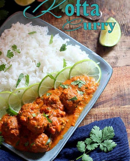 Kofta curry massala {boulettes de boeuf haché épicées}
