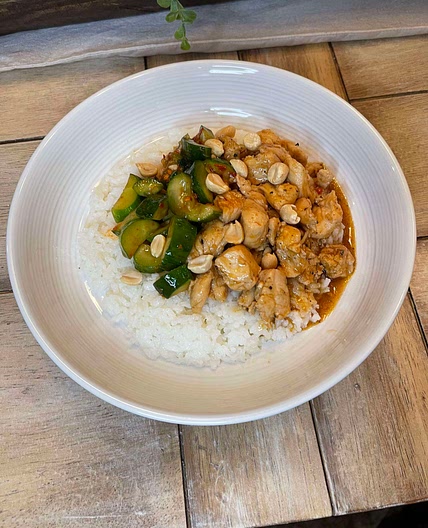Ginger Chicken & Rice Bowls