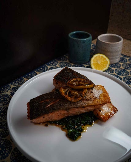 Garlic Buttered Salmon