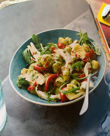 Chicken and green pesto Gnocchi