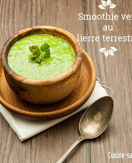 Smoothie au lierre terrestre
