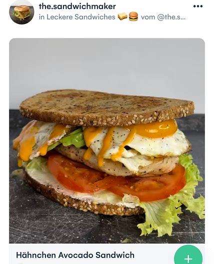 Chicken sandwich 