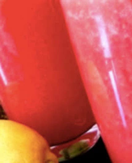 Smoothie pastèque et reine des prés