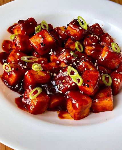 Sticky Fire Tofu