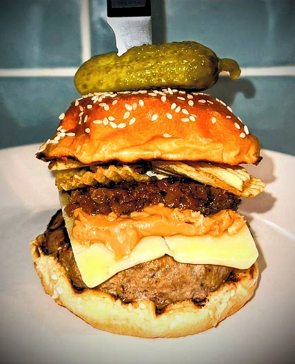 Triple Crunch Burger